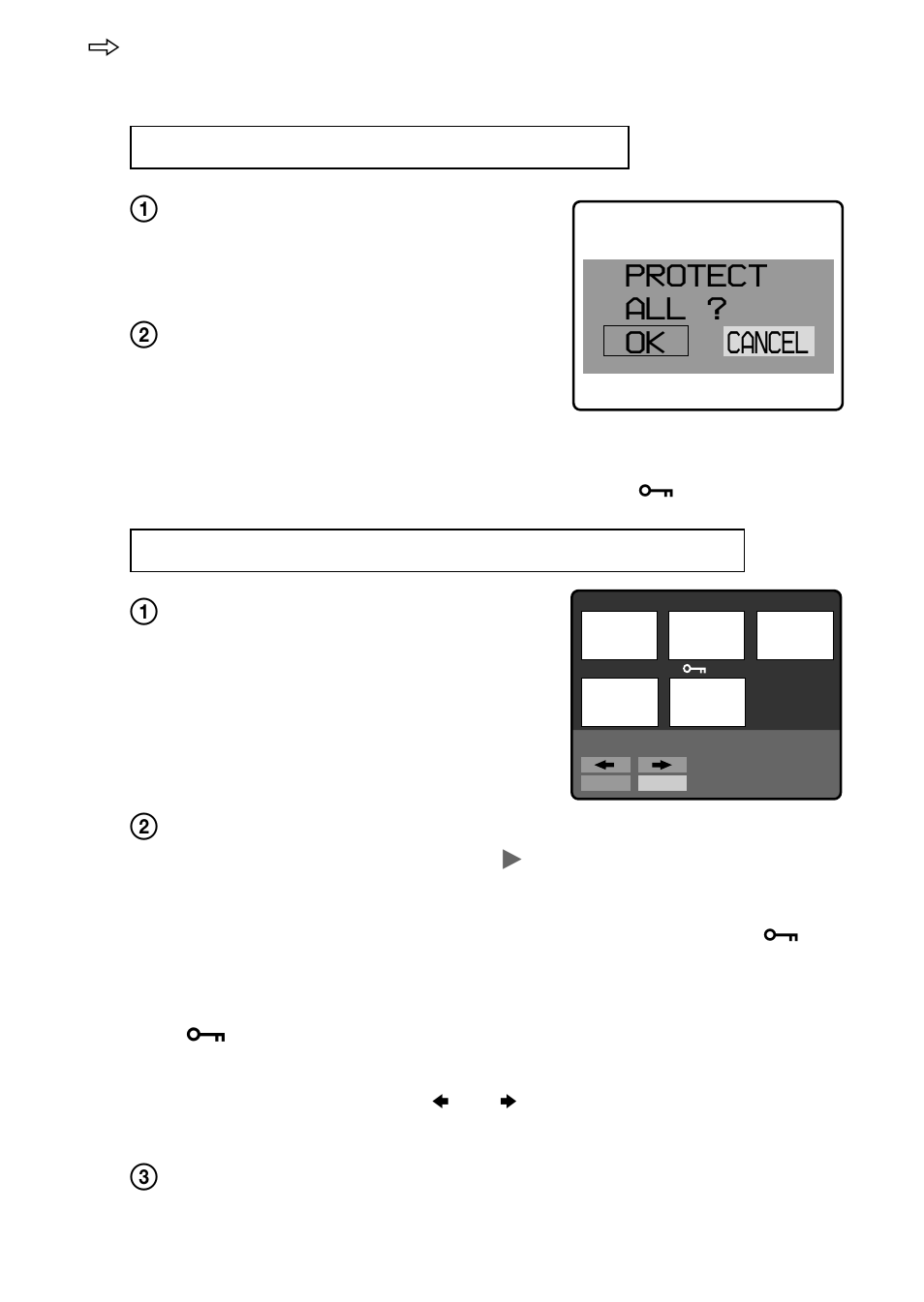 Protect all ? ok cancel | Sony MVC-FD51 User Manual | Page 114 / 134