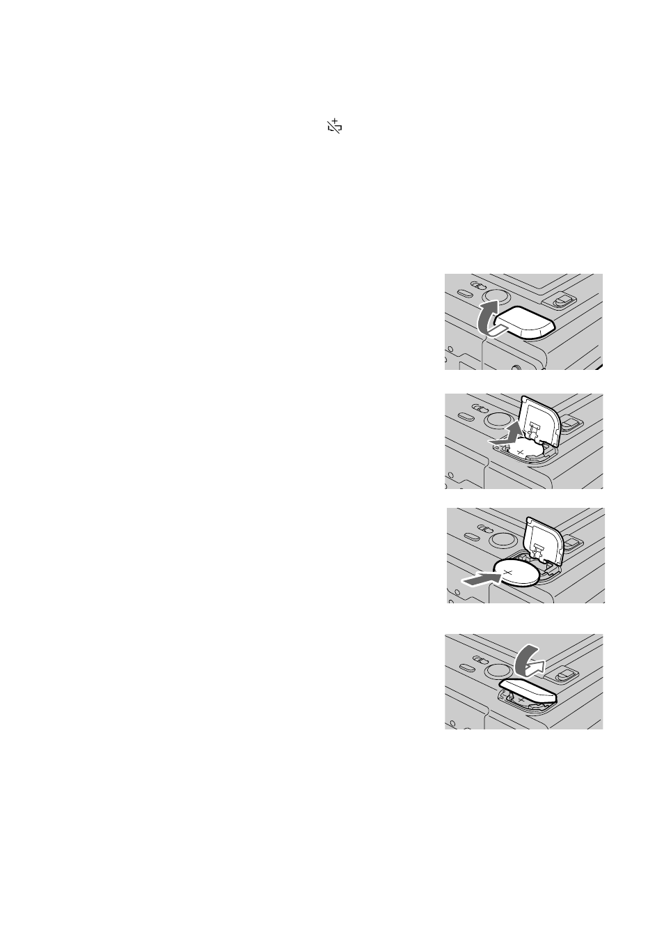 Cambio de la pila de litio de la cámara | Sony MVC-FD51 User Manual | Page 124 / 134