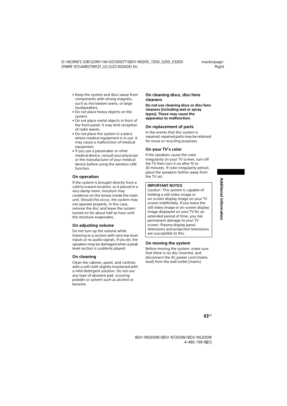 Sony BDV-N7200W User Manual | Page 63 / 84