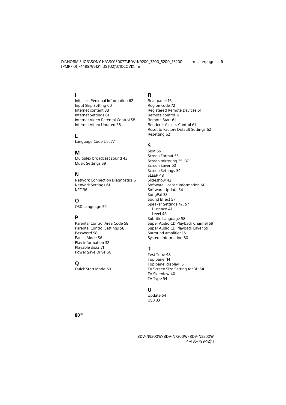 Sony BDV-N7200W User Manual | Page 80 / 84