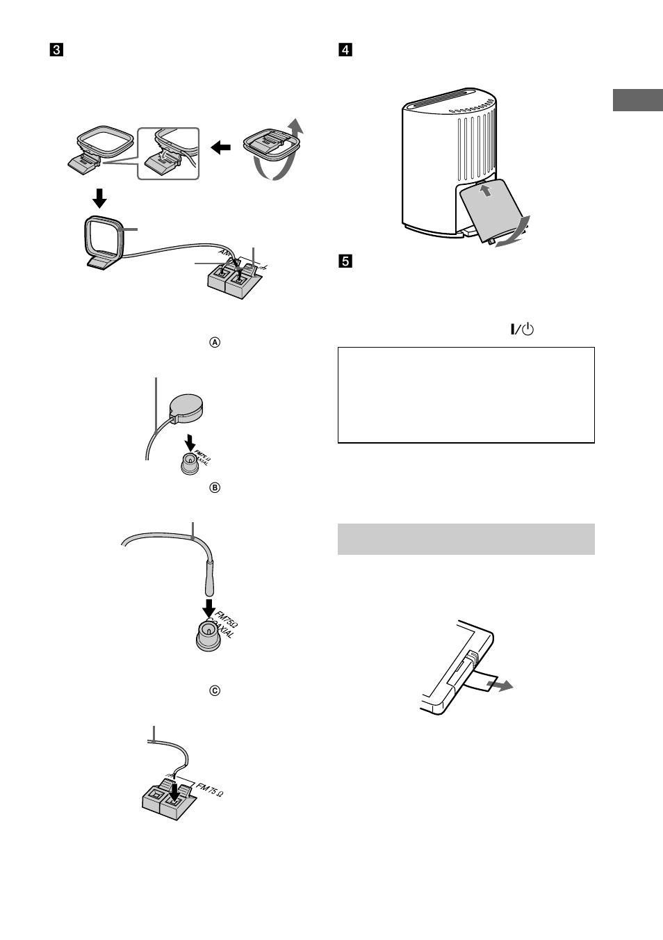 Preparing the remote | Sony HCD-EX5 User Manual | Page 7 / 28