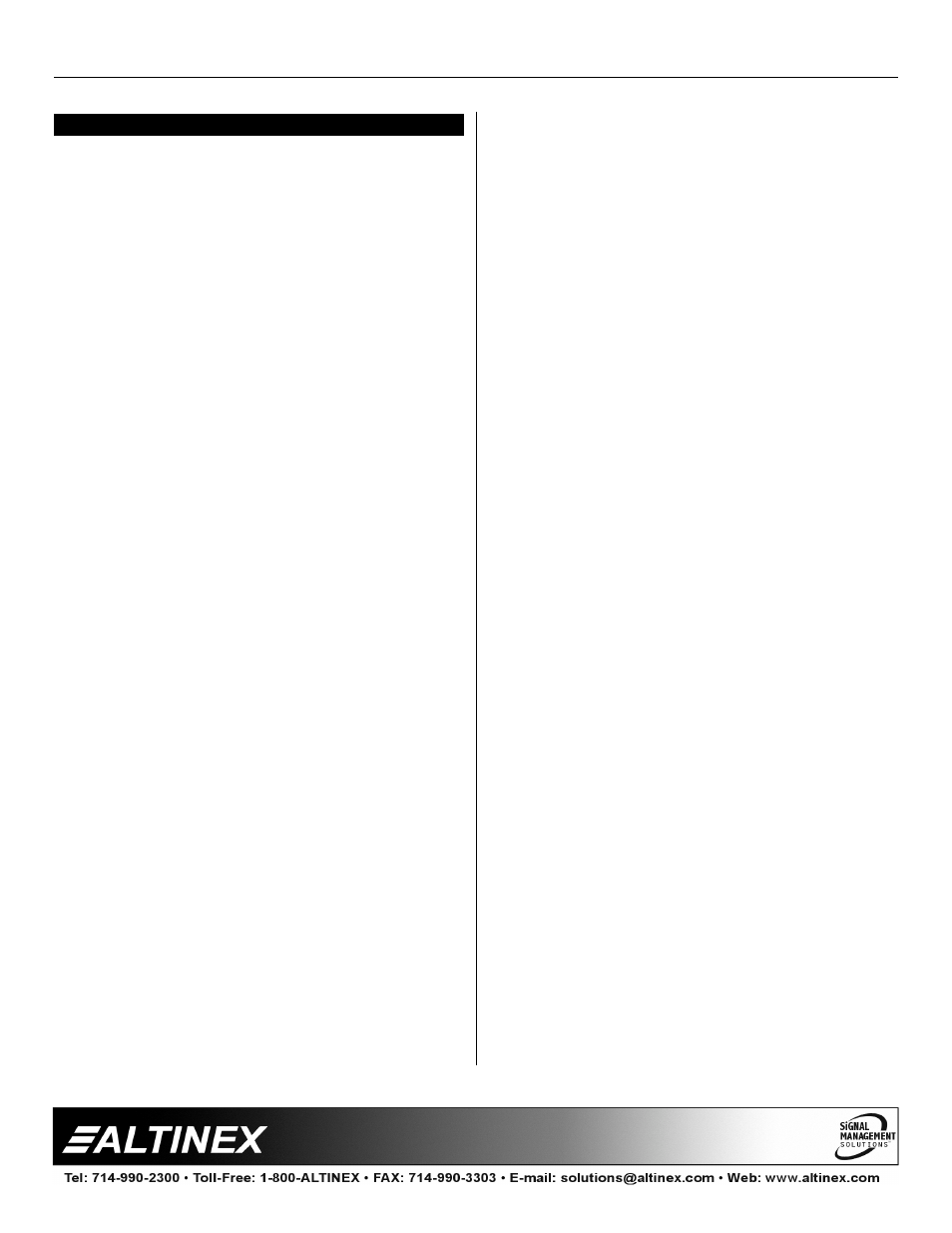 Switchers | Altinex MX2216RM User Manual | Page 3 / 14