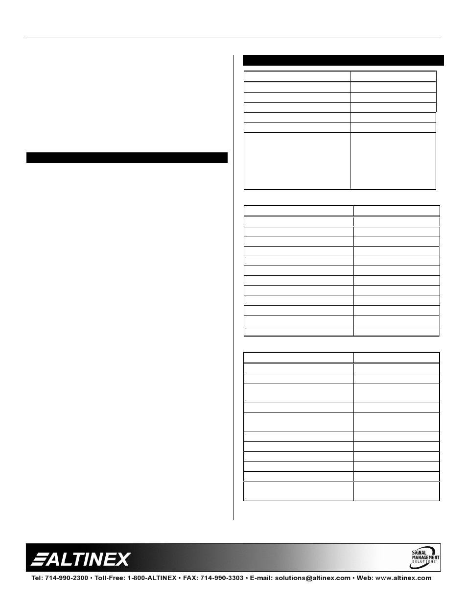 Switchers | Altinex MX2216RM User Manual | Page 4 / 14