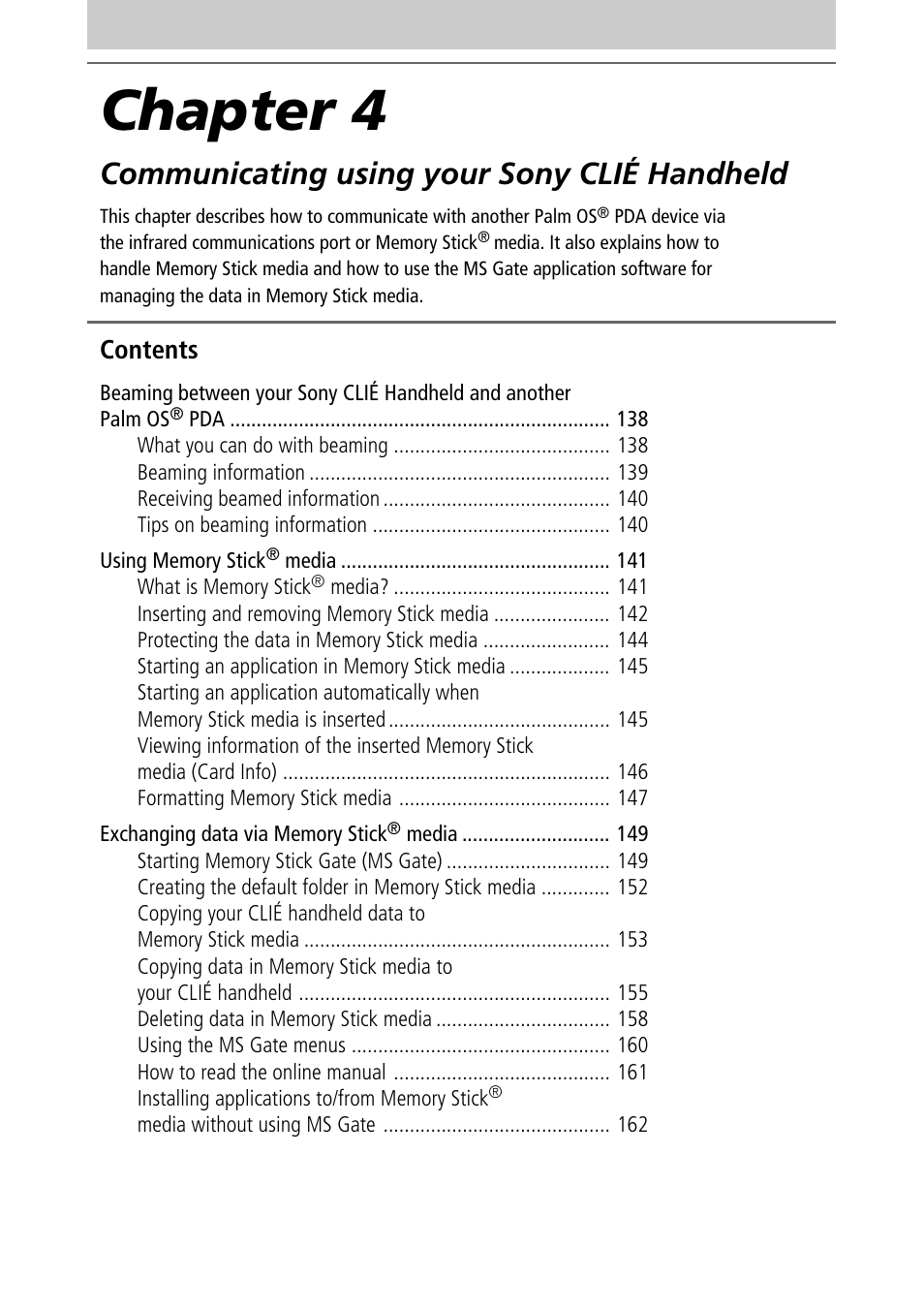 Sony PEG-N760C User Manual | Page 137 / 232