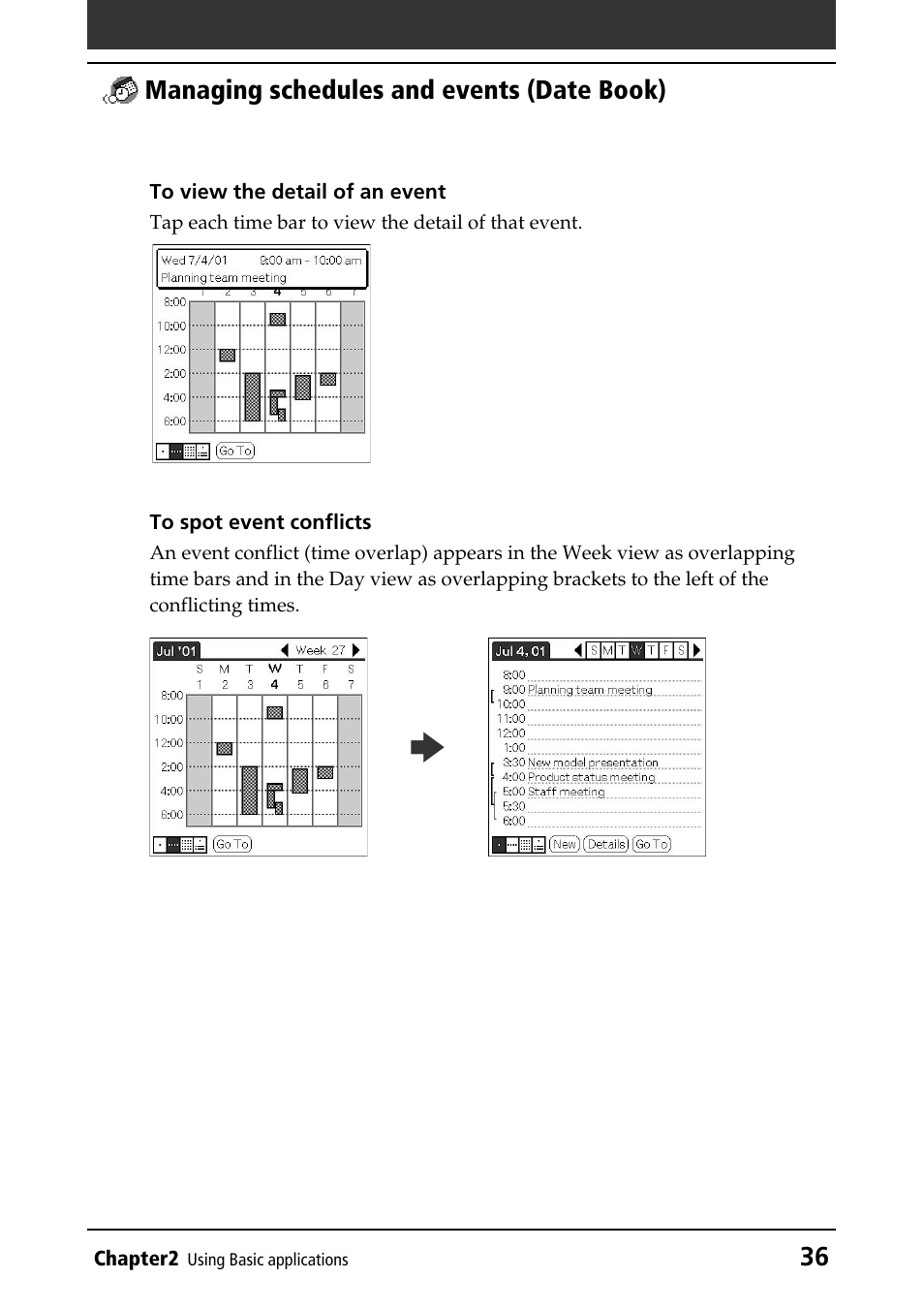 Sony PEG-N760C User Manual | Page 36 / 232