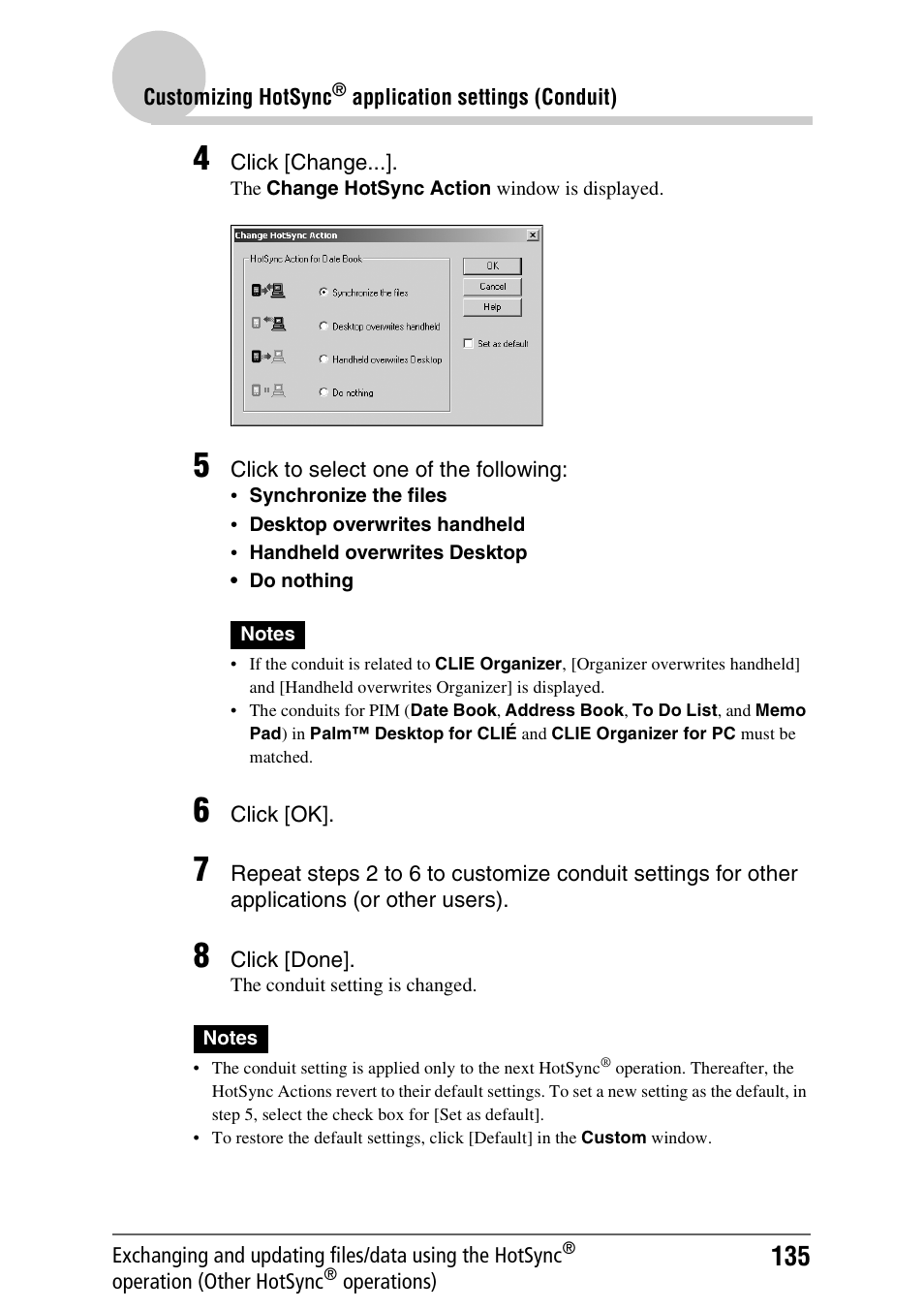 Sony PEG-TH55 User Manual | Page 135 / 231