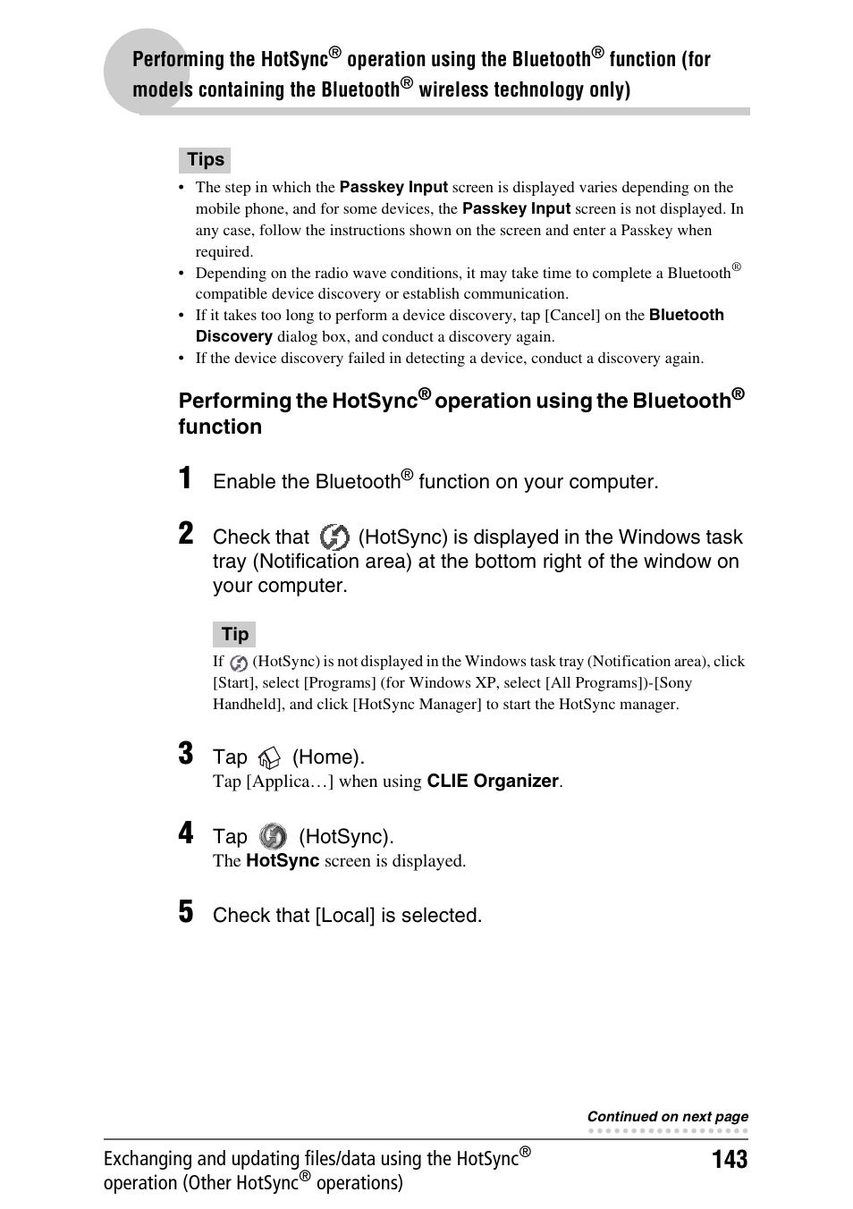 Sony PEG-TH55 User Manual | Page 143 / 231