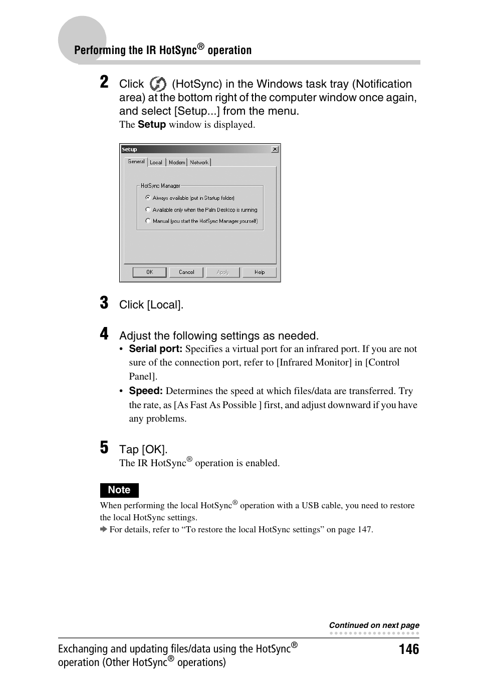 Sony PEG-TH55 User Manual | Page 146 / 231