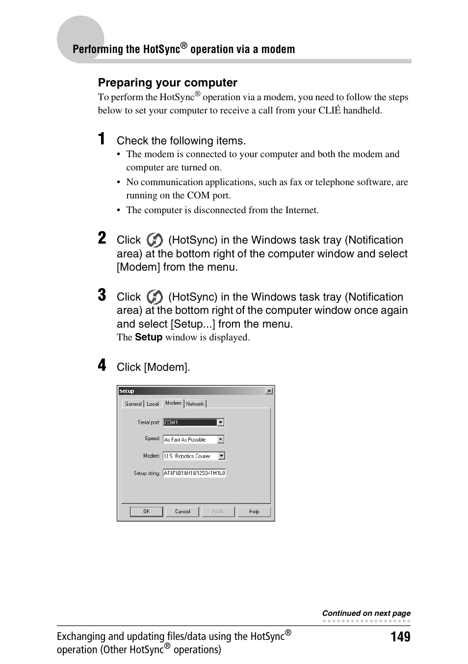 Sony PEG-TH55 User Manual | Page 149 / 231