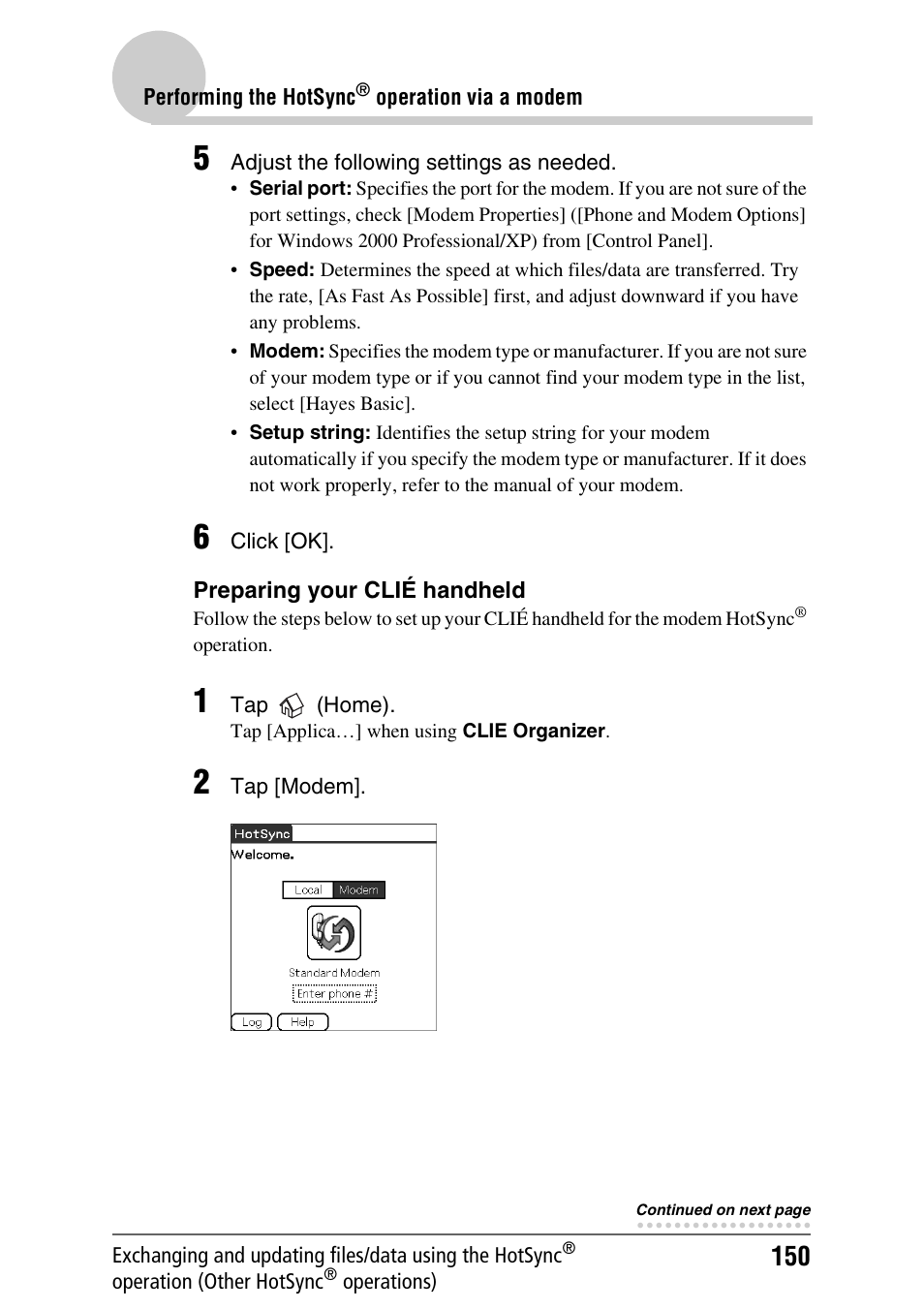 Sony PEG-TH55 User Manual | Page 150 / 231