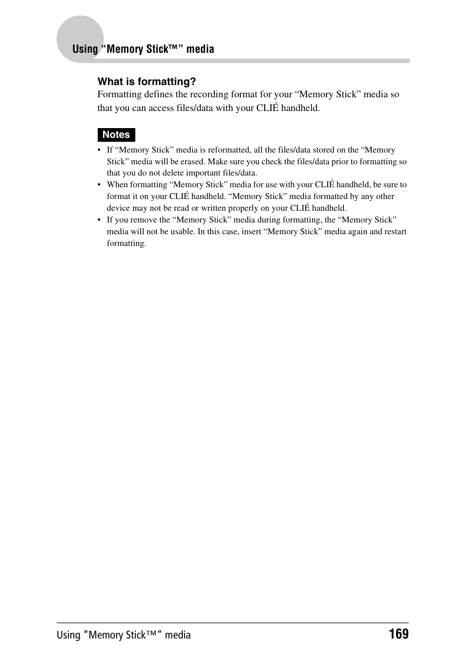 Sony PEG-TH55 User Manual | Page 169 / 231