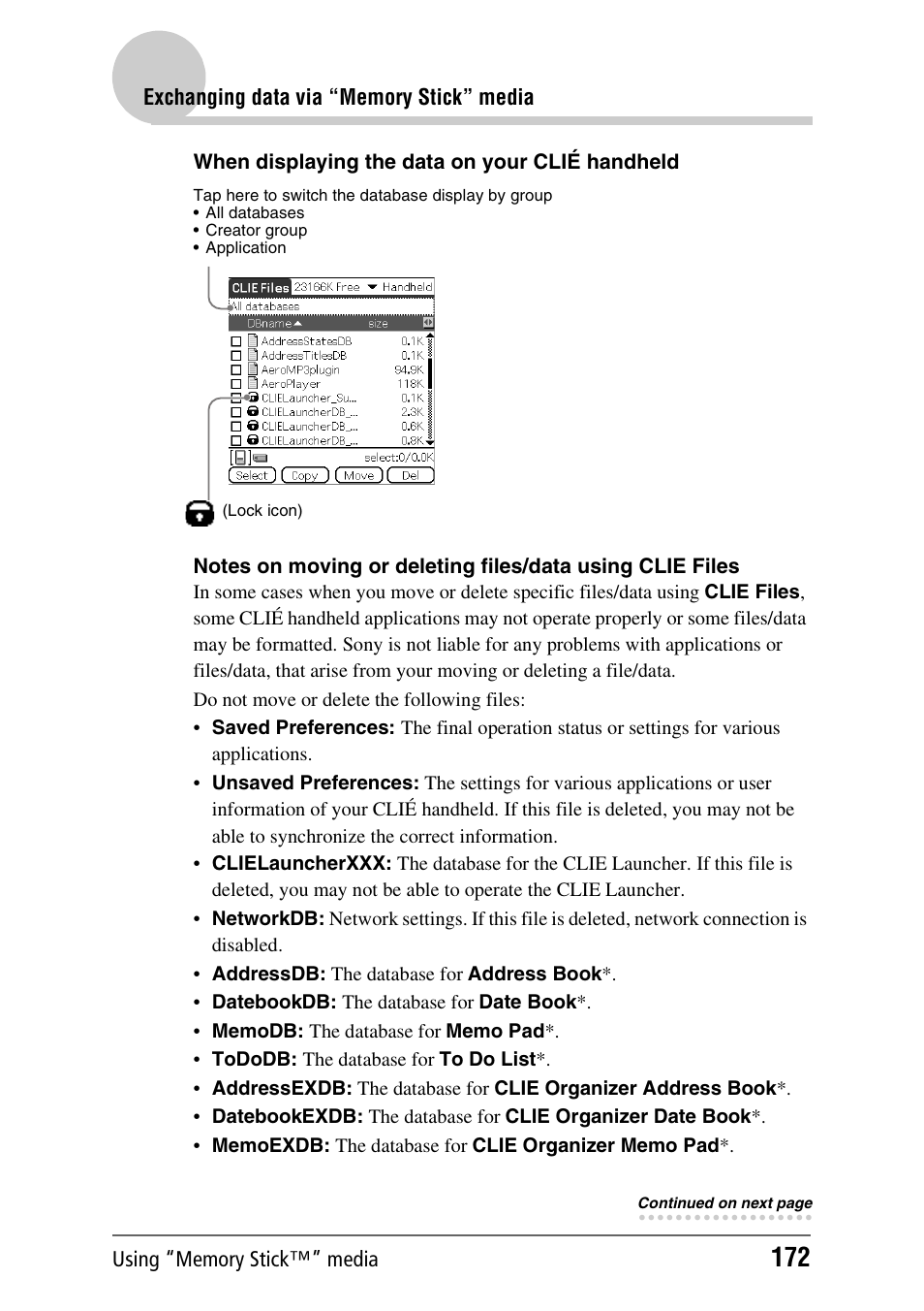 Sony PEG-TH55 User Manual | Page 172 / 231