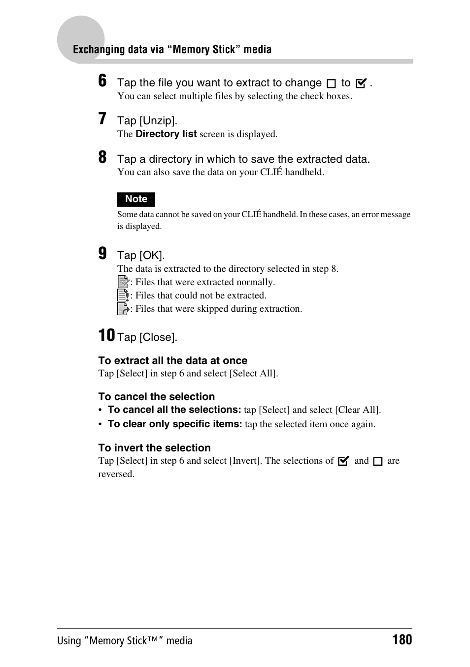 Sony PEG-TH55 User Manual | Page 180 / 231