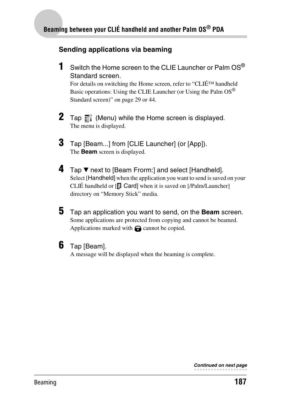 Sony PEG-TH55 User Manual | Page 187 / 231