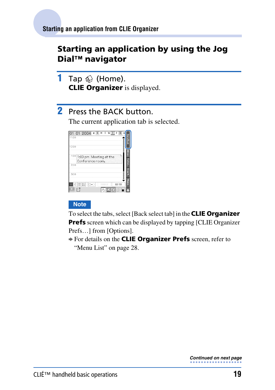 Sony PEG-TH55 User Manual | Page 19 / 231