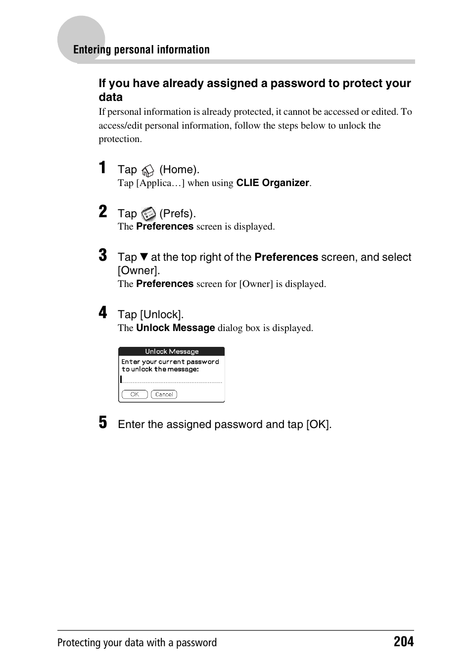 Sony PEG-TH55 User Manual | Page 204 / 231