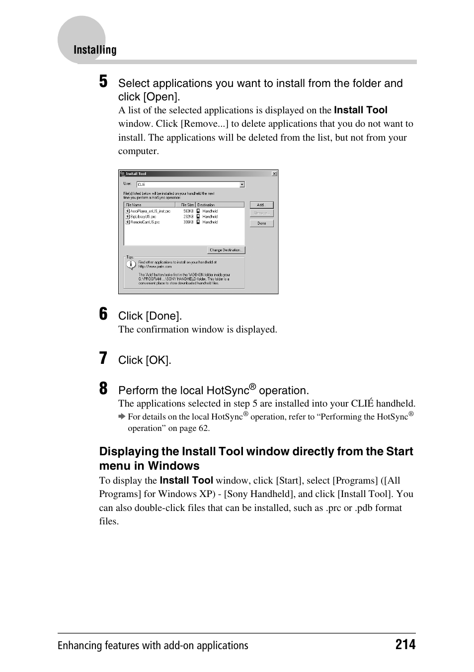 Sony PEG-TH55 User Manual | Page 214 / 231