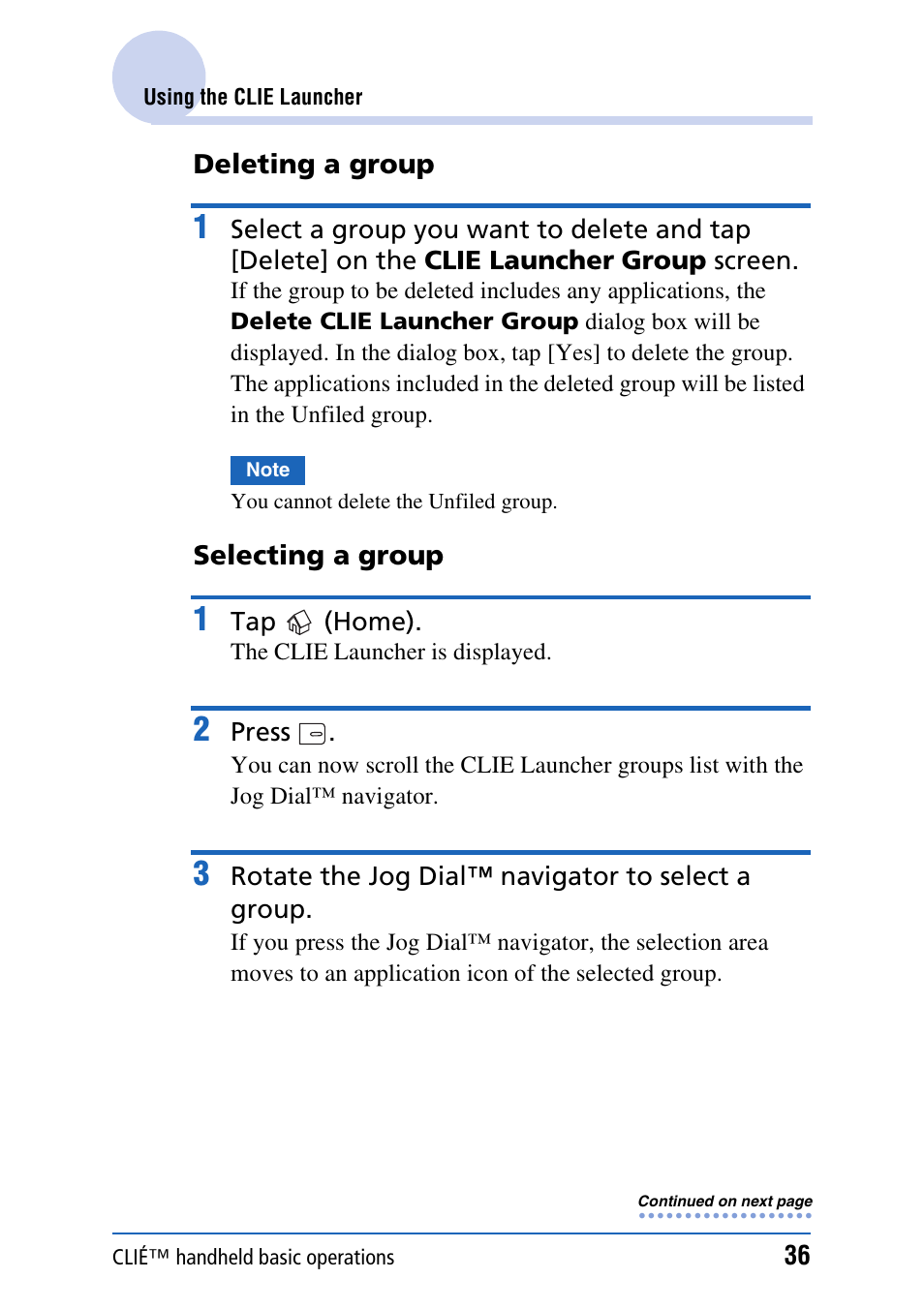 Sony PEG-TH55 User Manual | Page 36 / 231