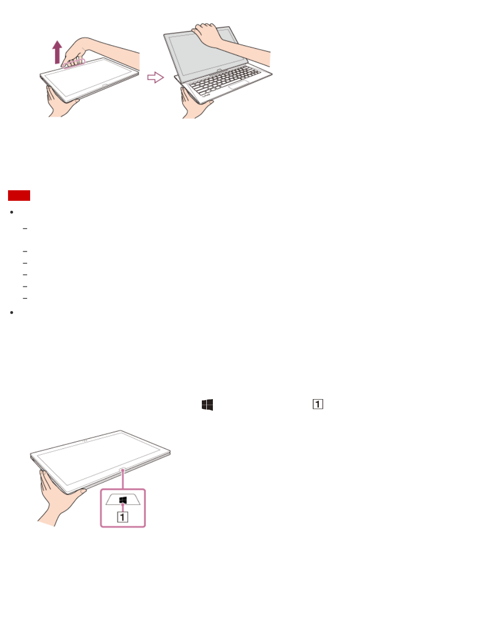 Raising the lcd screen | Sony SVD1322BPXR User Manual | Page 60 / 273