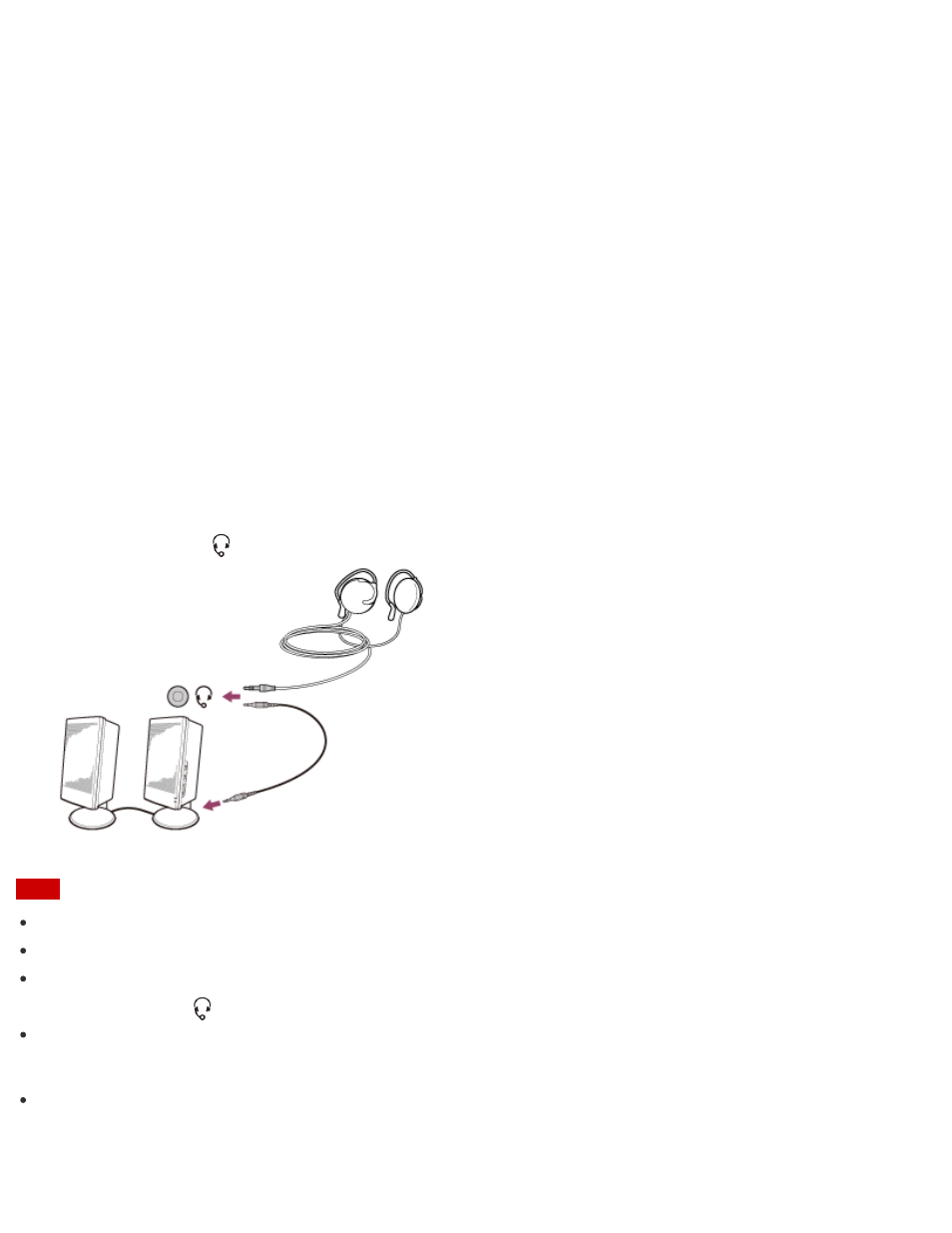 Connecting external speakers/headphones/headset, Connecting external, Speakers/headphones/headset | Sony SVD1322BPXR User Manual | Page 93 / 273