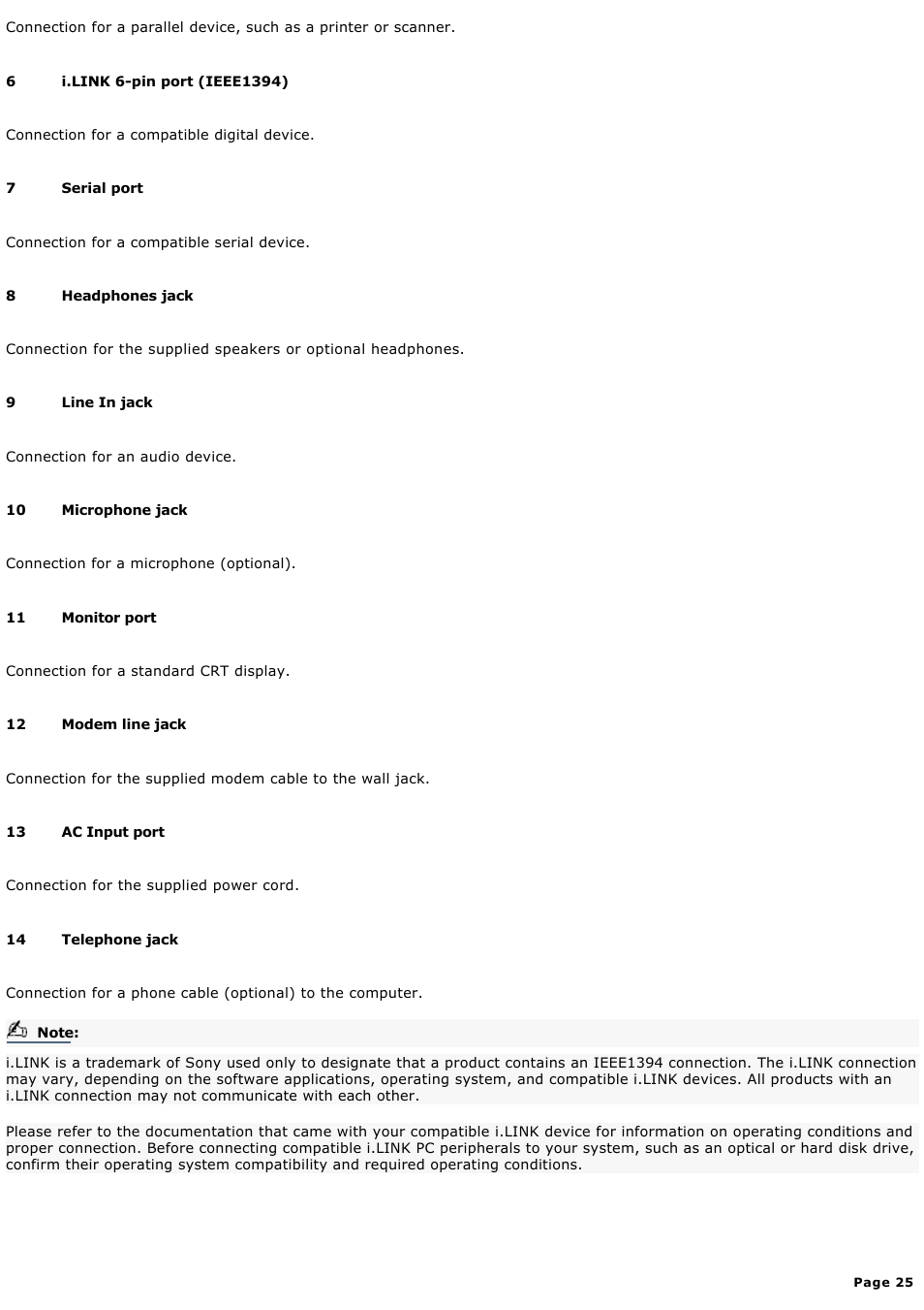 Sony PCV-RX570 User Manual | Page 25 / 115