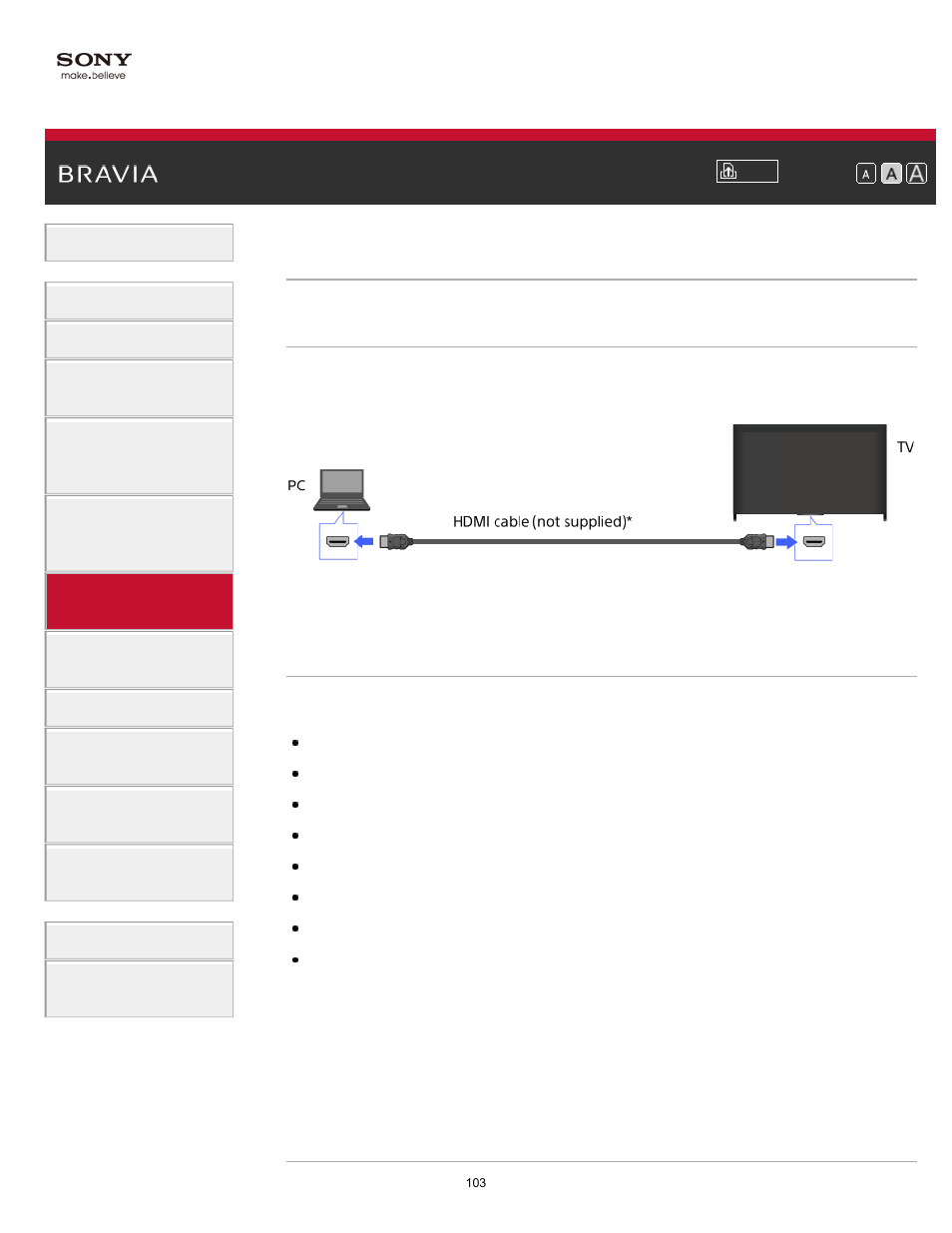Sony KDL-70X830B User Manual | Page 109 / 256