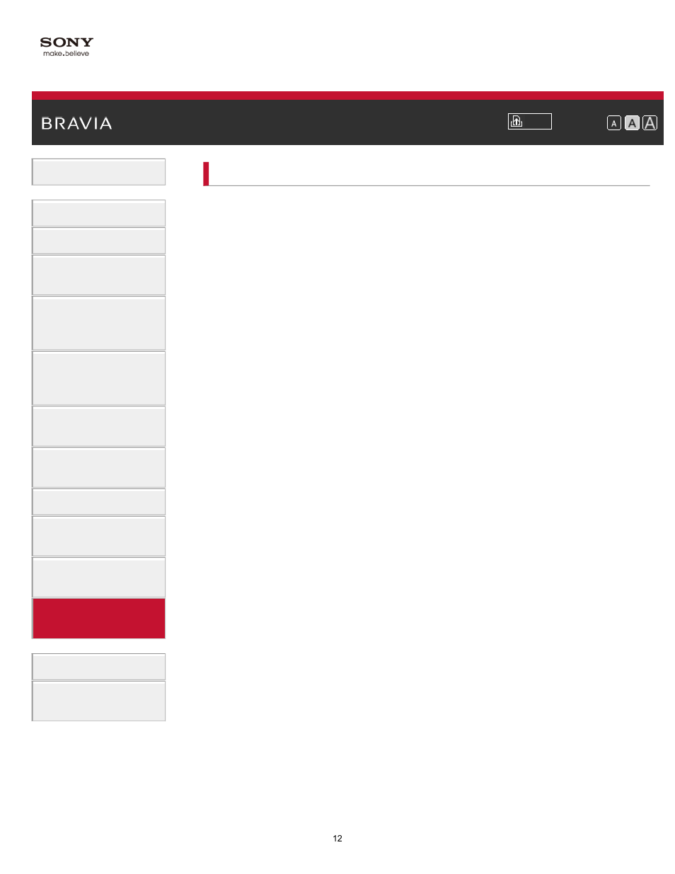 Configuring various settings | Sony KDL-70X830B User Manual | Page 18 / 256