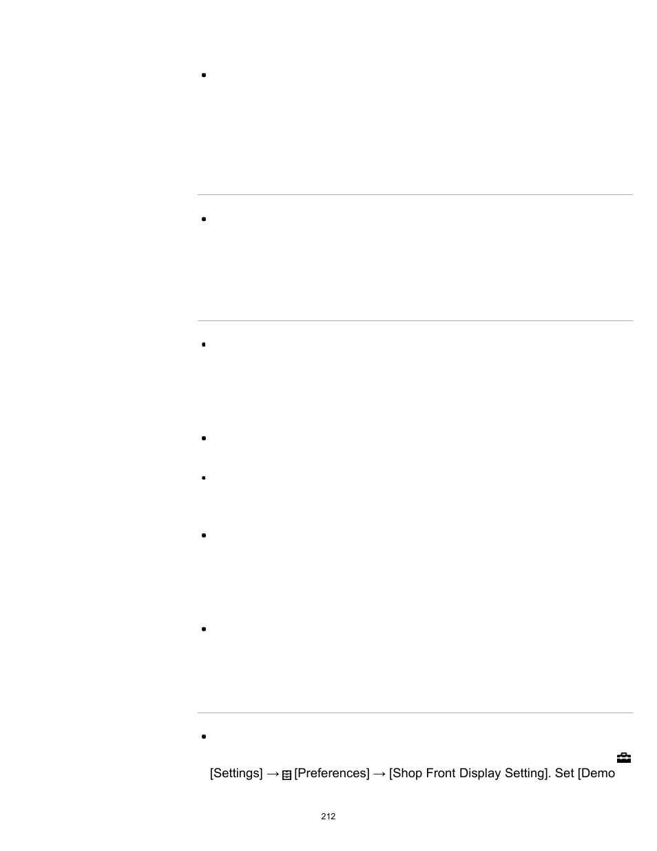 A black box appears on the screen, Black bands appear at the edges of the screen, Demonstration mode appears in the screen | Sony KDL-70X830B User Manual | Page 218 / 256