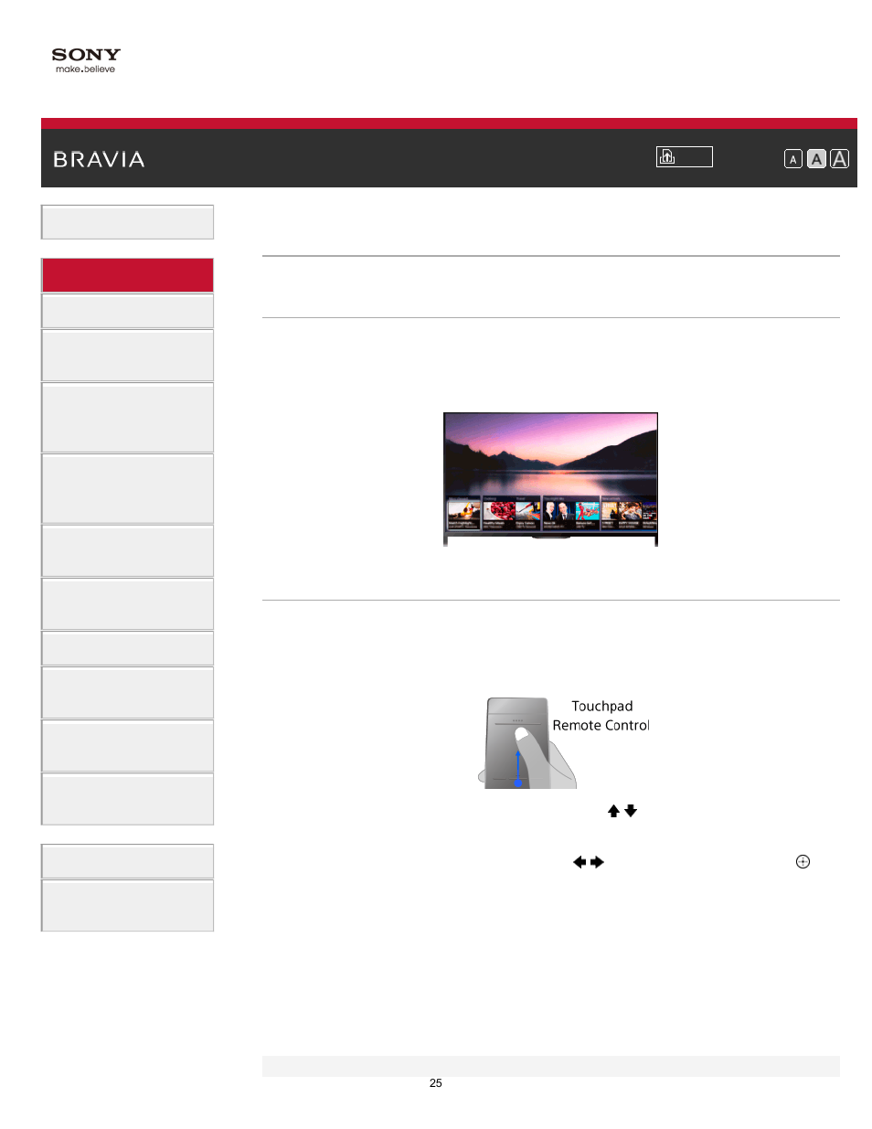 Finding contents more easily (“discover” screen), Enjoy “discover | Sony KDL-70X830B User Manual | Page 31 / 256