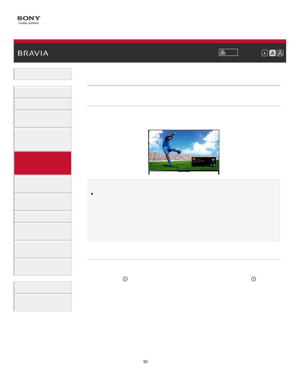 Inviting friends while watching tv | Sony KDL-70X830B User Manual | Page 99 / 256