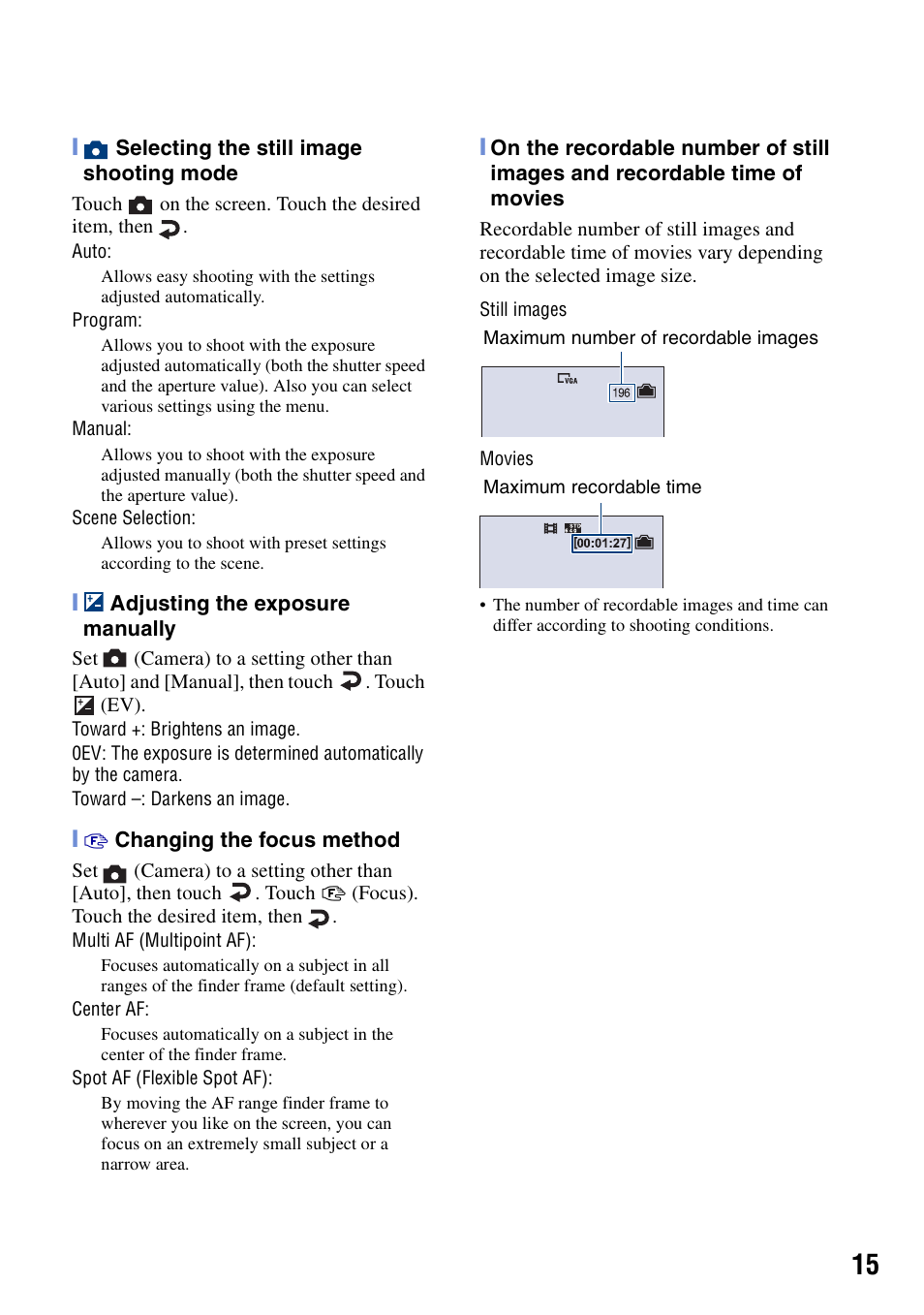 Sony DSC-N2 User Manual | Page 15 / 32