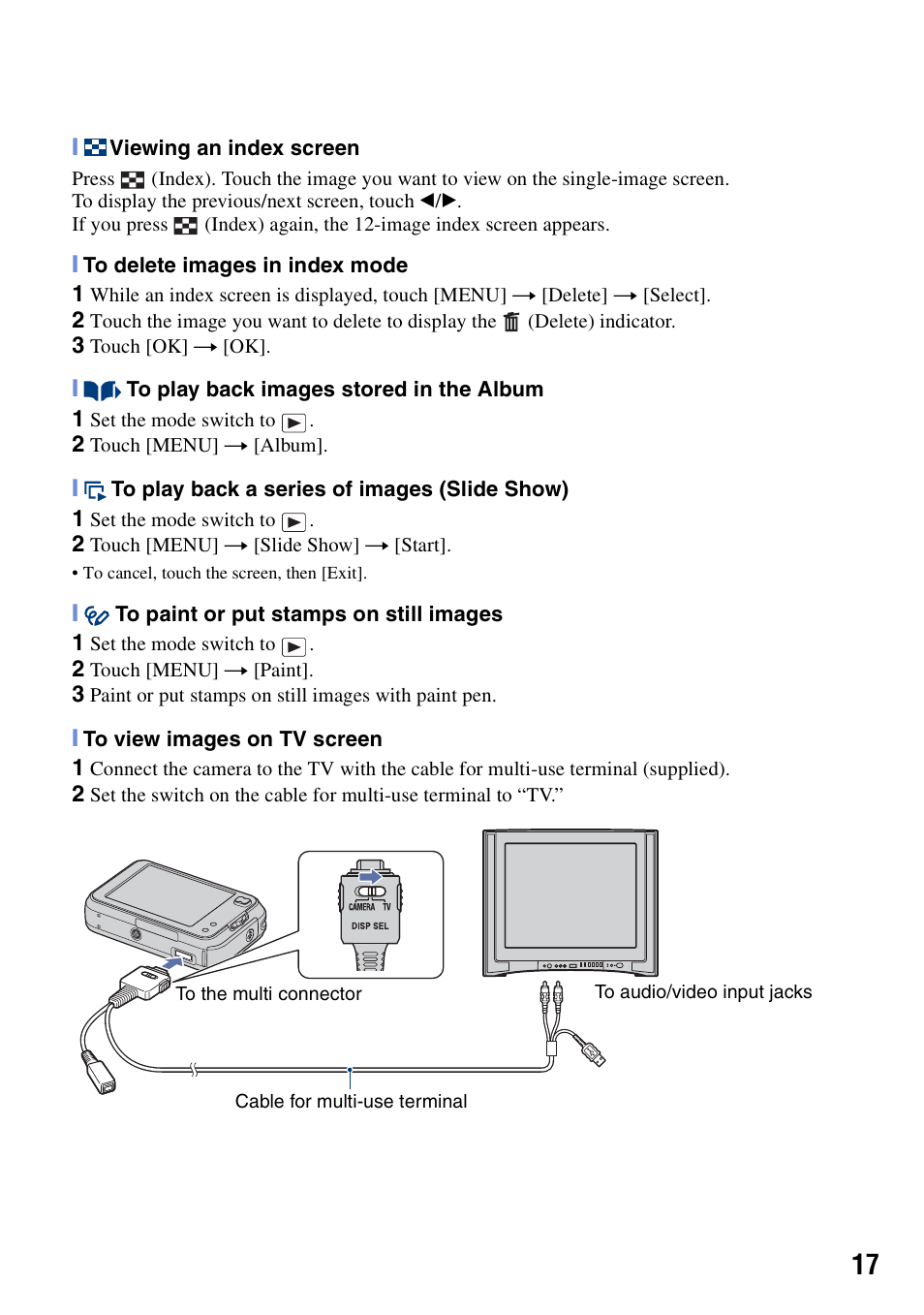 Sony DSC-N2 User Manual | Page 17 / 32