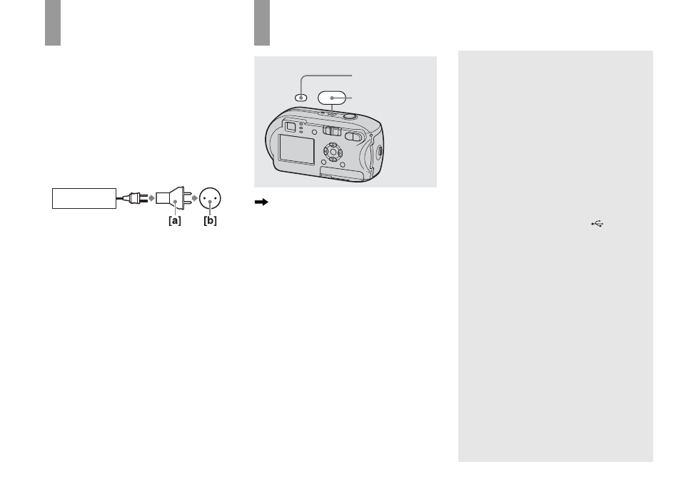 Using your camera abroad, Turning your camera on/off | Sony DSC-P41 User Manual | Page 16 / 124