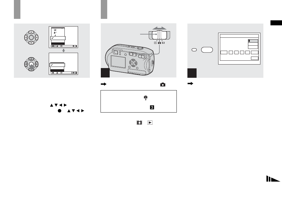 How to use the control button, Setting the date and time | Sony DSC-P41 User Manual | Page 17 / 124