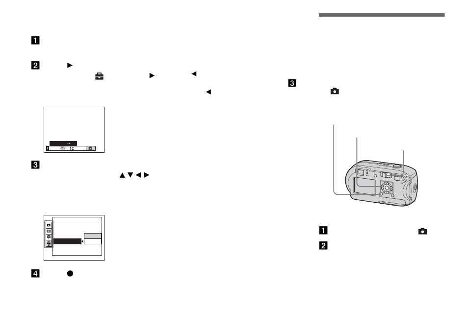 Changing items on the setup screen, Deciding the still image quality | Sony DSC-P41 User Manual | Page 46 / 124