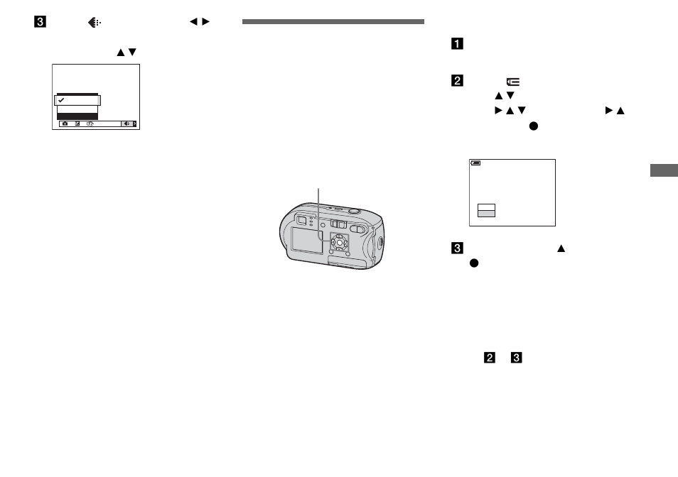 Creating or selecting a folder, Creating a new folder | Sony DSC-P41 User Manual | Page 47 / 124