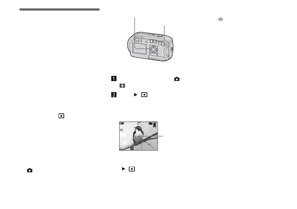 Selecting the metering mode, Nd 54) | Sony DSC-P41 User Manual | Page 54 / 124