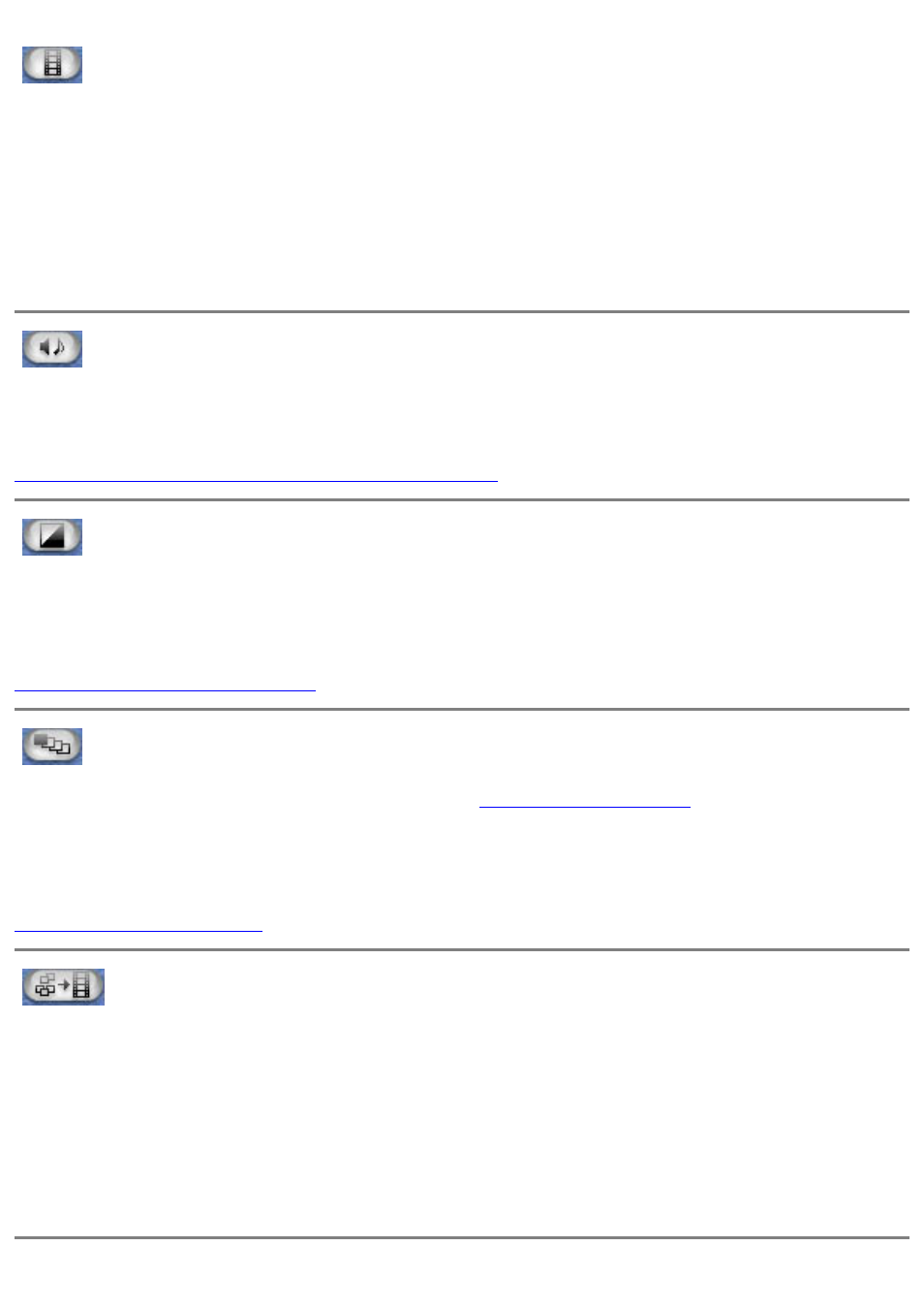 Sound file display button, Transition effect display button, Title display button | Generate movie, Select album | Sony CCD-TRV608 User Manual | Page 113 / 207