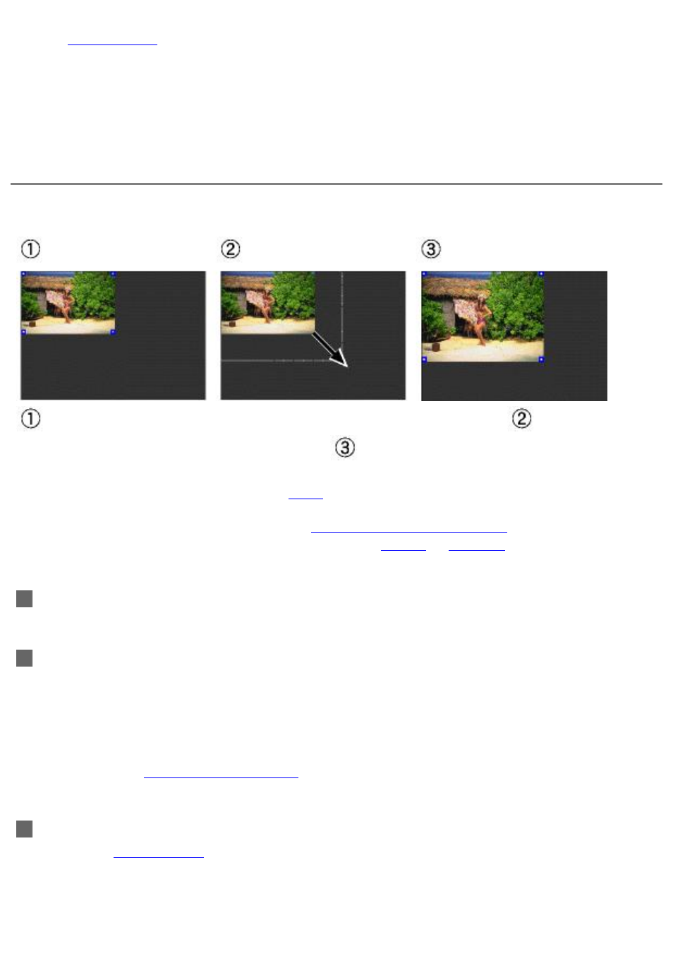 Changing an object's size | Sony CCD-TRV608 User Manual | Page 152 / 207