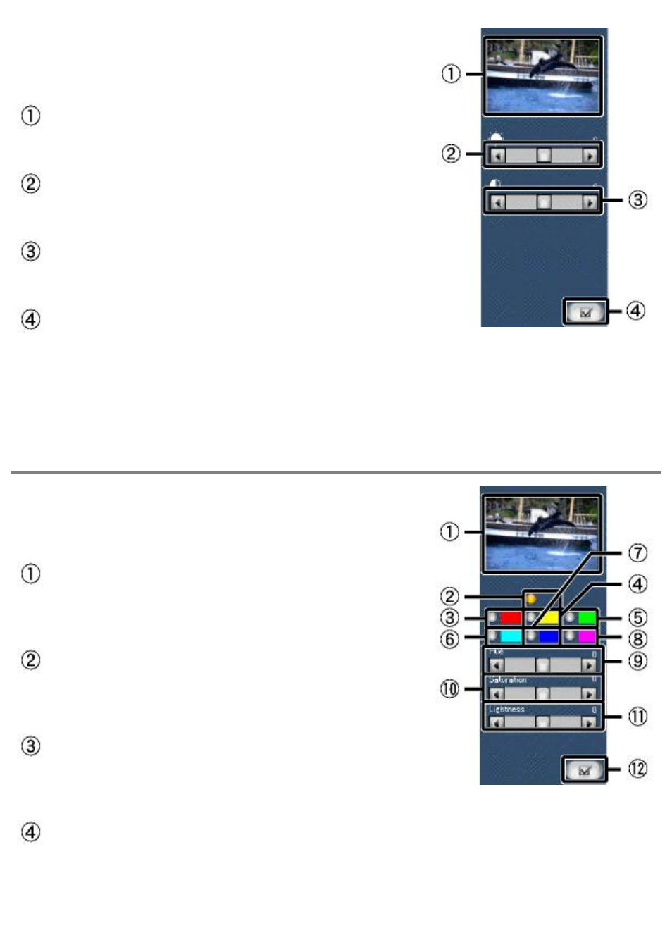 Hue, saturation | Sony CCD-TRV608 User Manual | Page 187 / 207