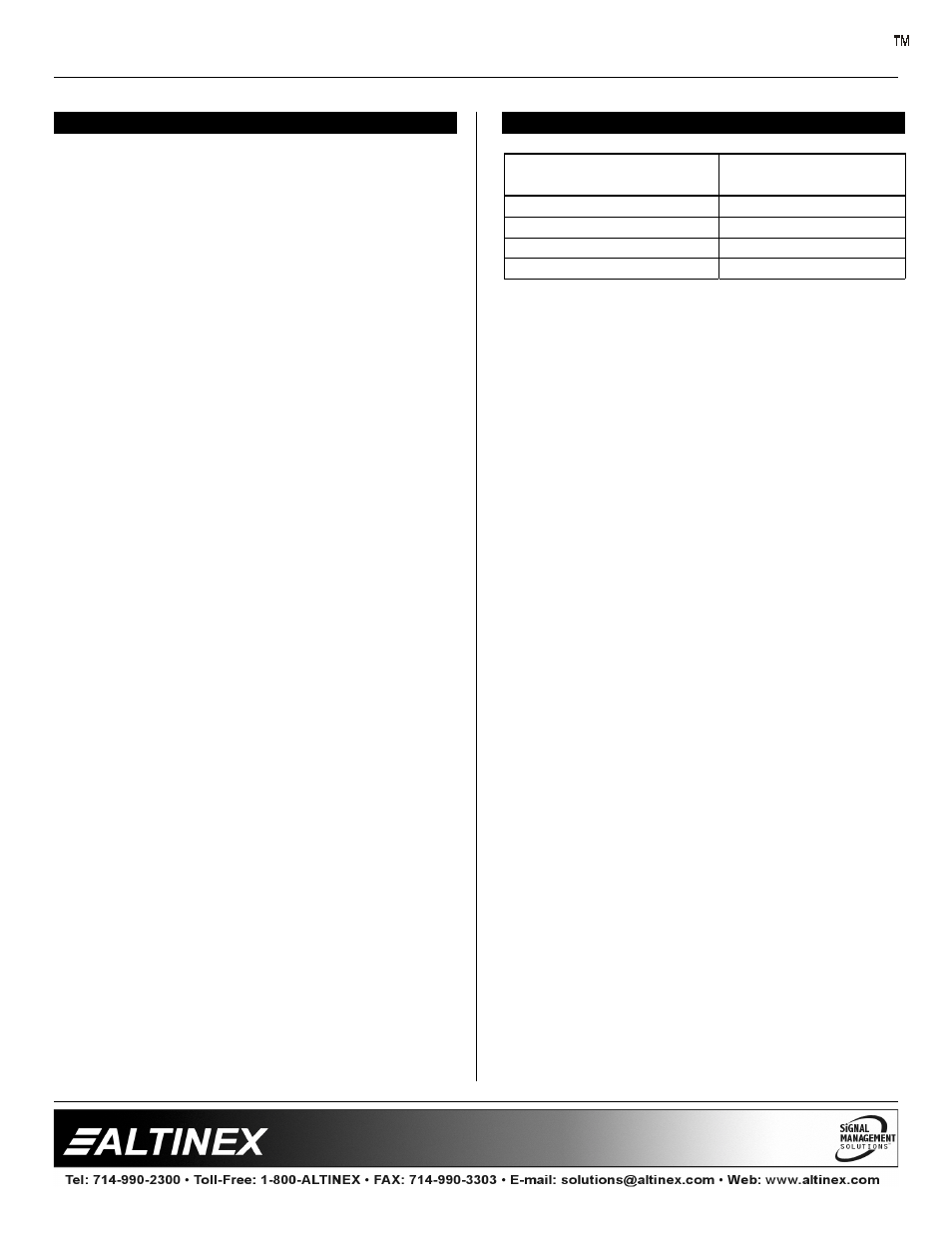 V-matrix | Altinex VM2218PS User Manual | Page 4 / 7