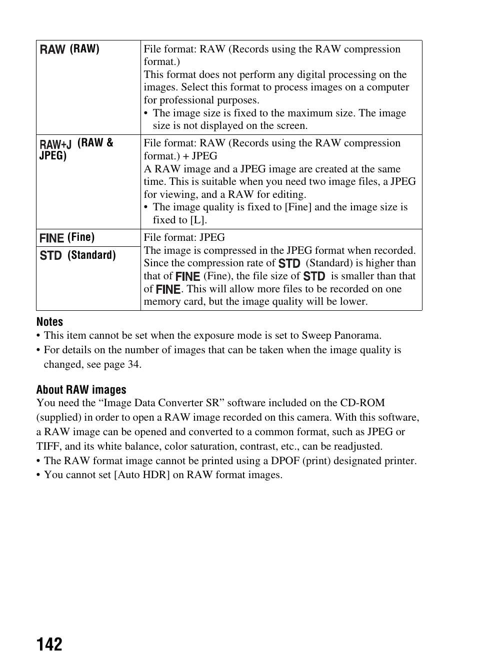 Sony SLT-A35 User Manual | Page 142 / 202