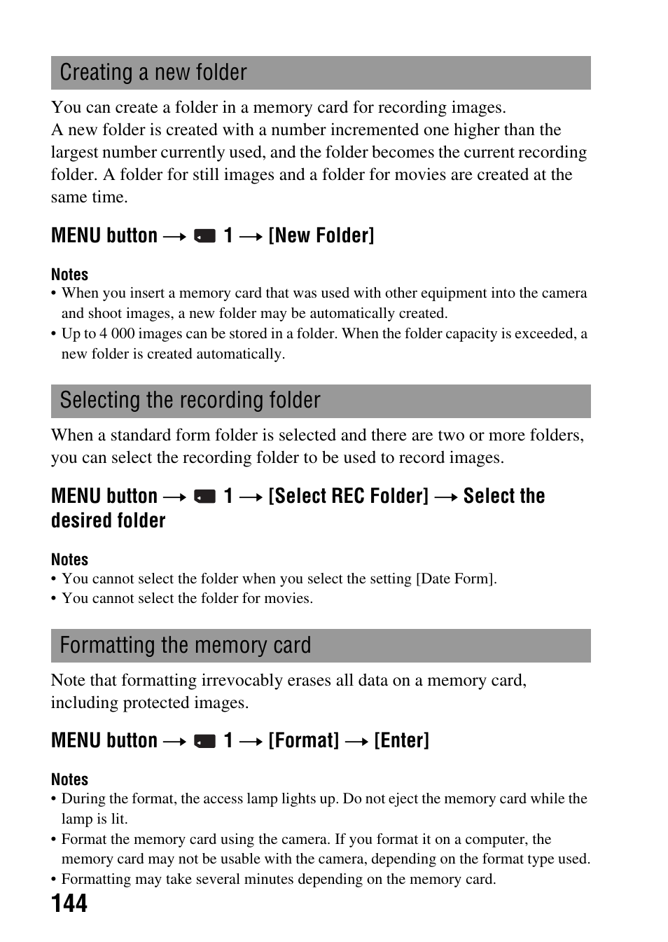 T (144), Der (144) | Sony SLT-A35 User Manual | Page 144 / 202