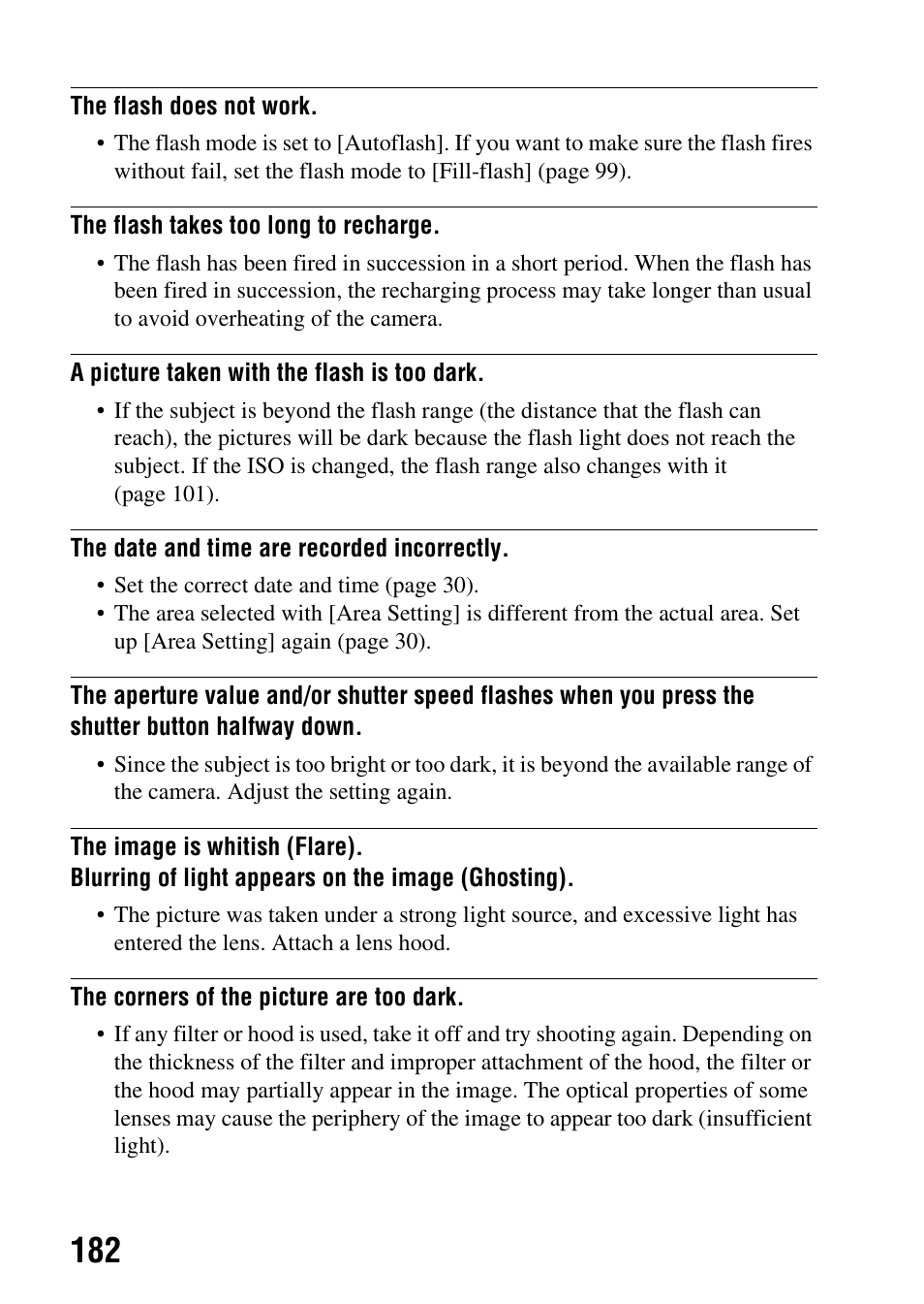 Sony SLT-A35 User Manual | Page 182 / 202