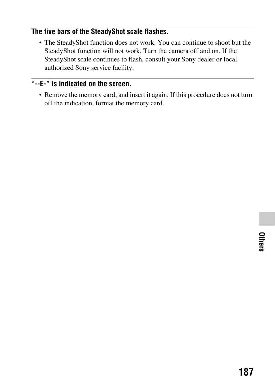 Sony SLT-A35 User Manual | Page 187 / 202