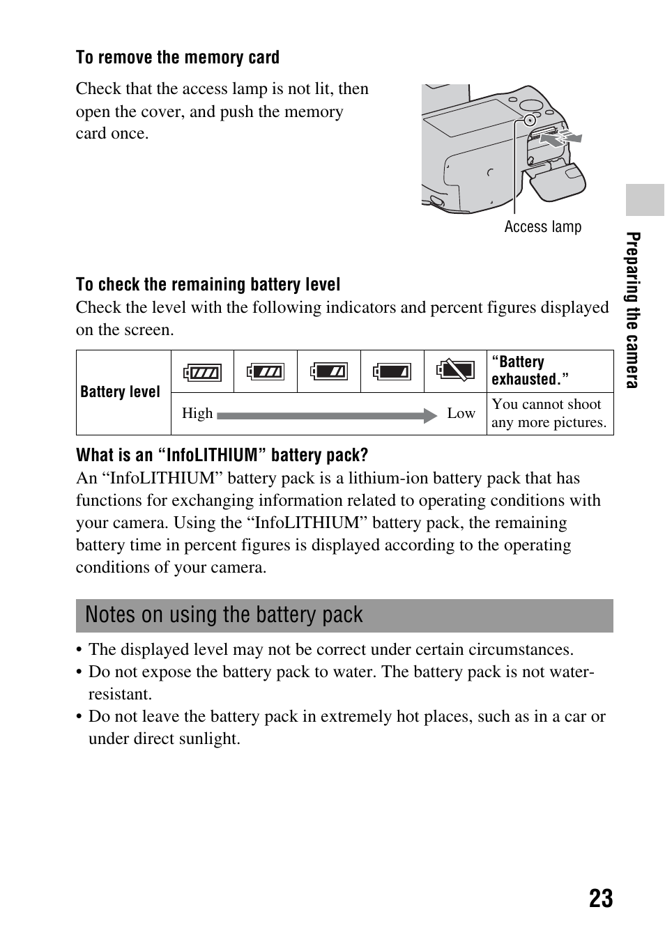 Mp (23) | Sony SLT-A35 User Manual | Page 23 / 202