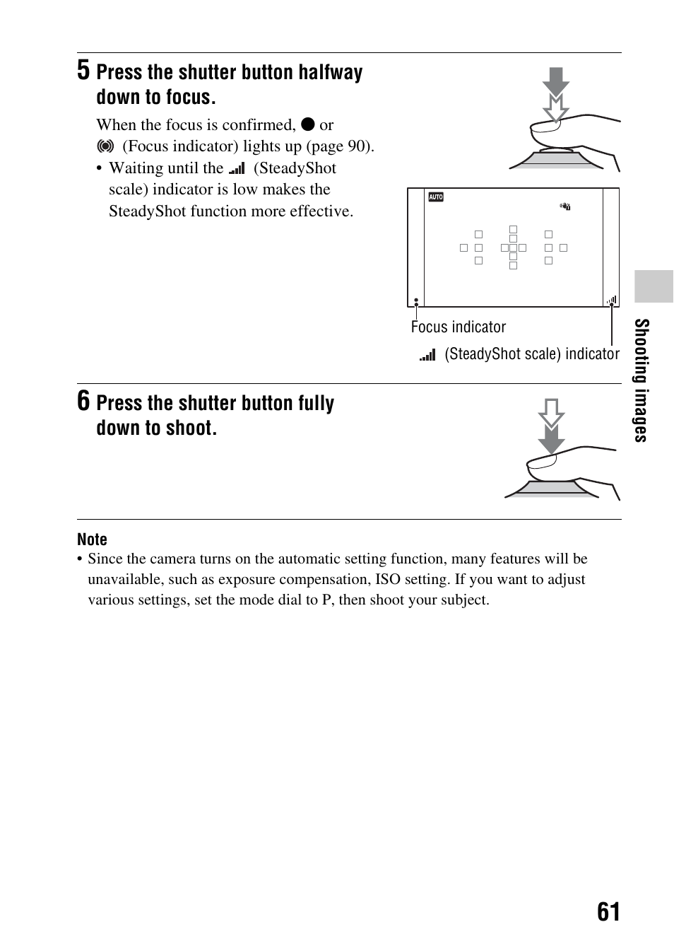 Sony SLT-A35 User Manual | Page 61 / 202