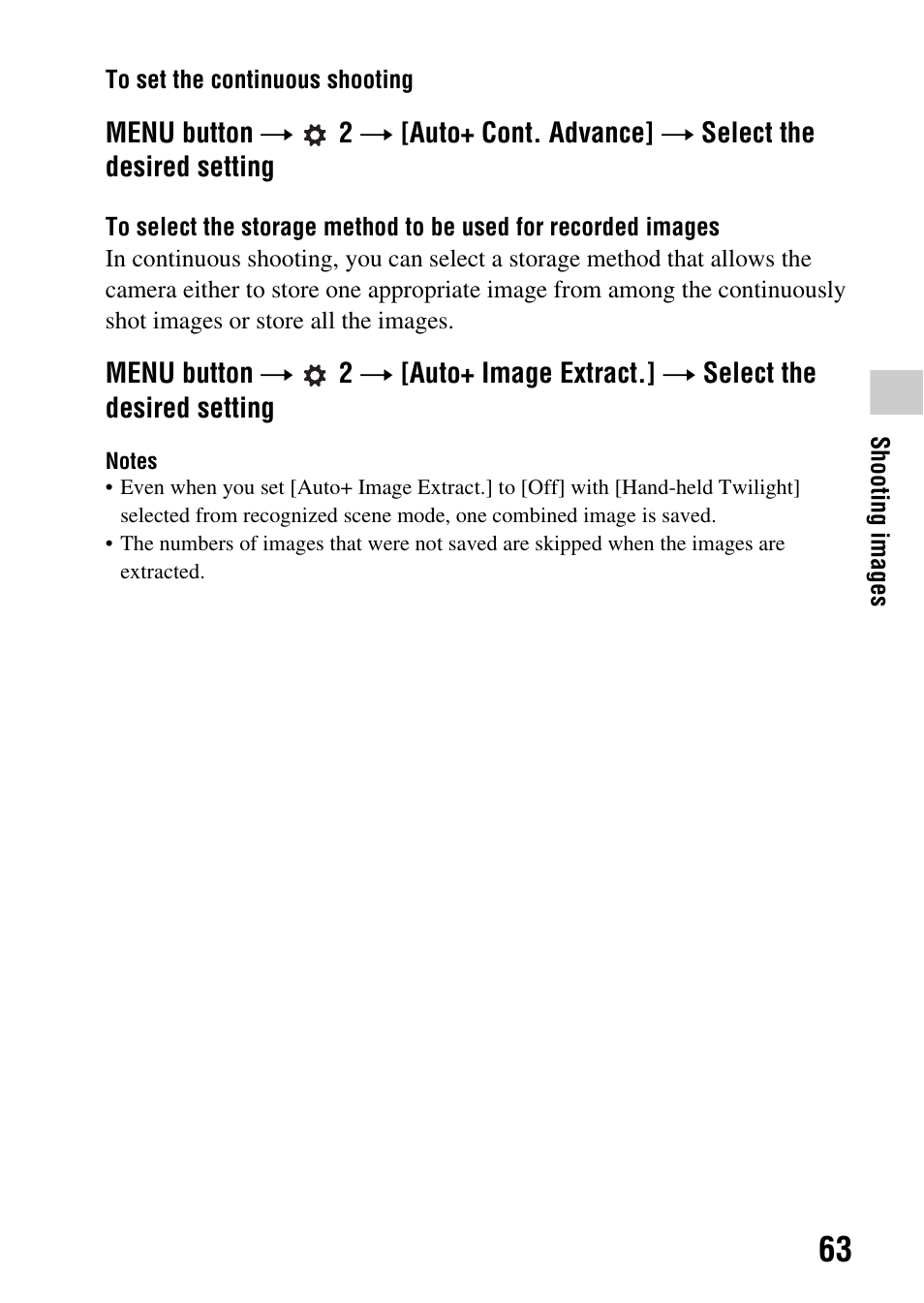 Sony SLT-A35 User Manual | Page 63 / 202