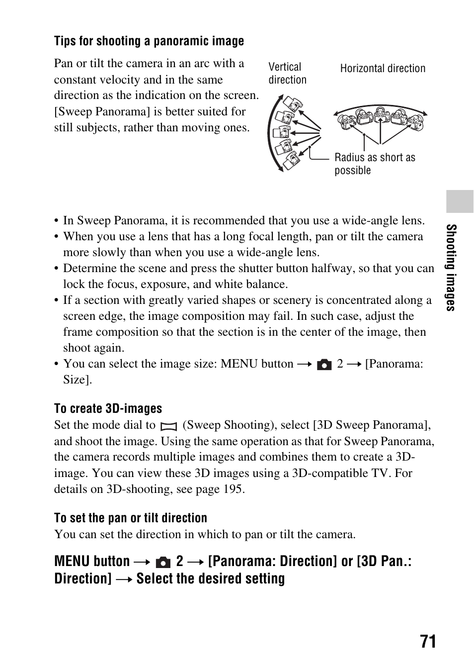 Sony SLT-A35 User Manual | Page 71 / 202