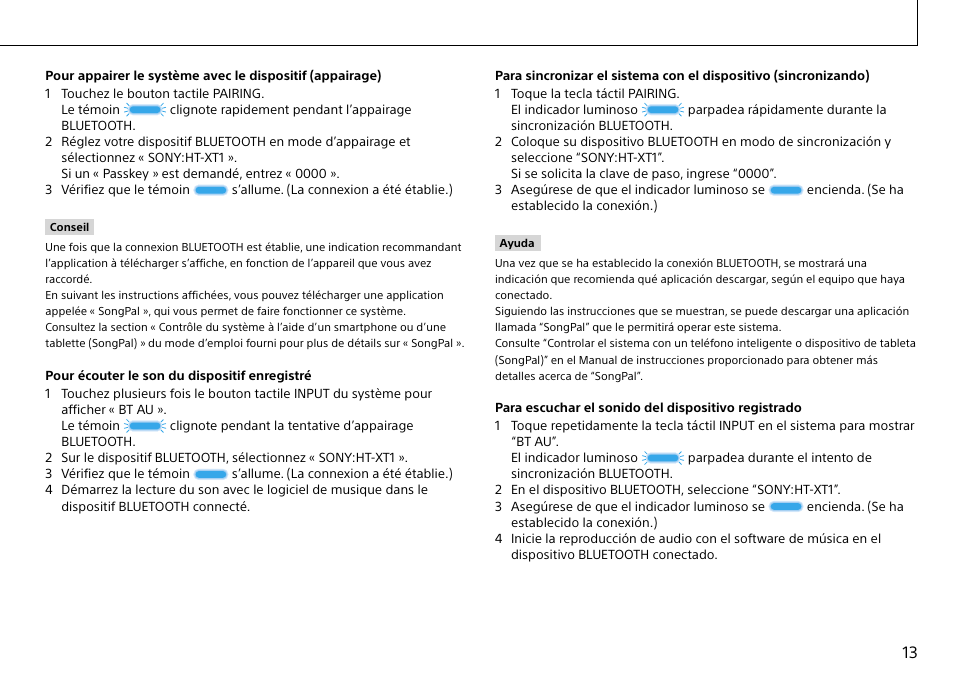 Sony HT-XT1 User Manual | Page 13 / 16